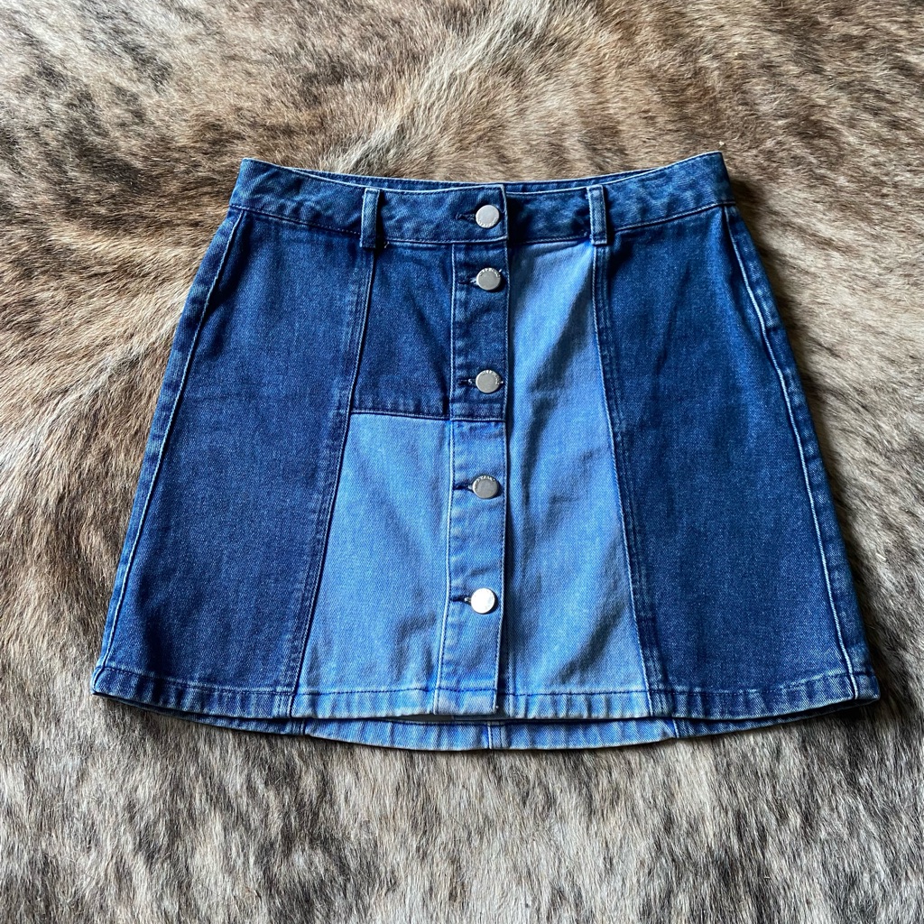 Skirt /Denim Patchwork